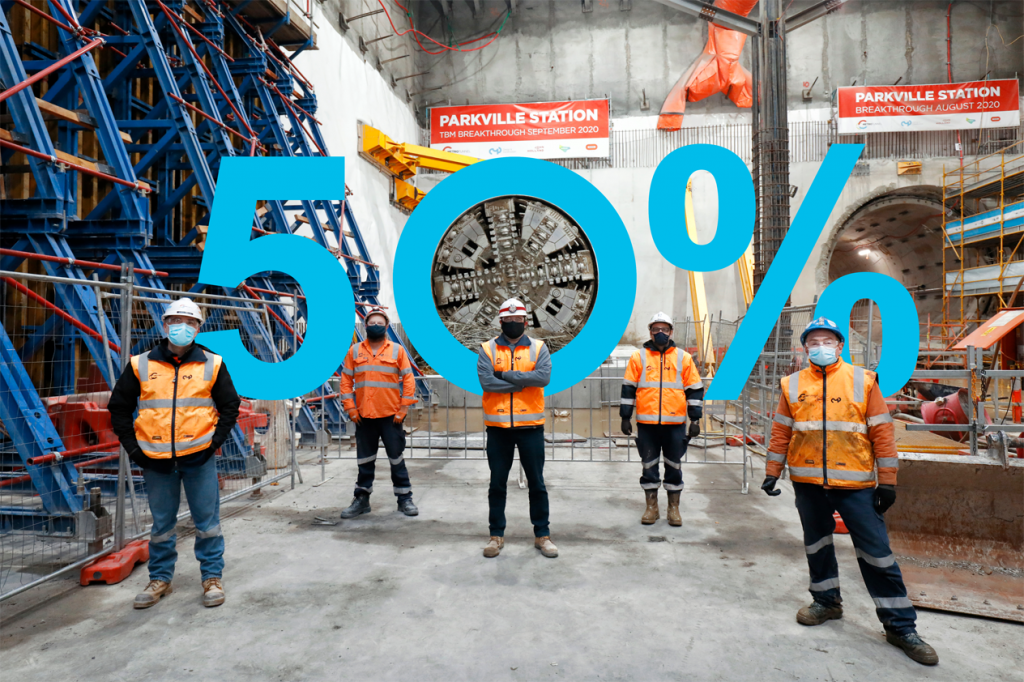 Tunnelling hits halfway mark with Melbourne Metro TBM breakthroughs