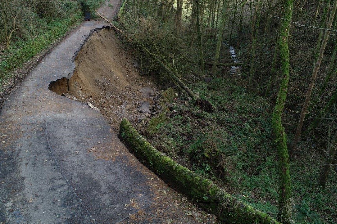 Landslidedamaged Derbyshire roads to reopen by end of year Ground