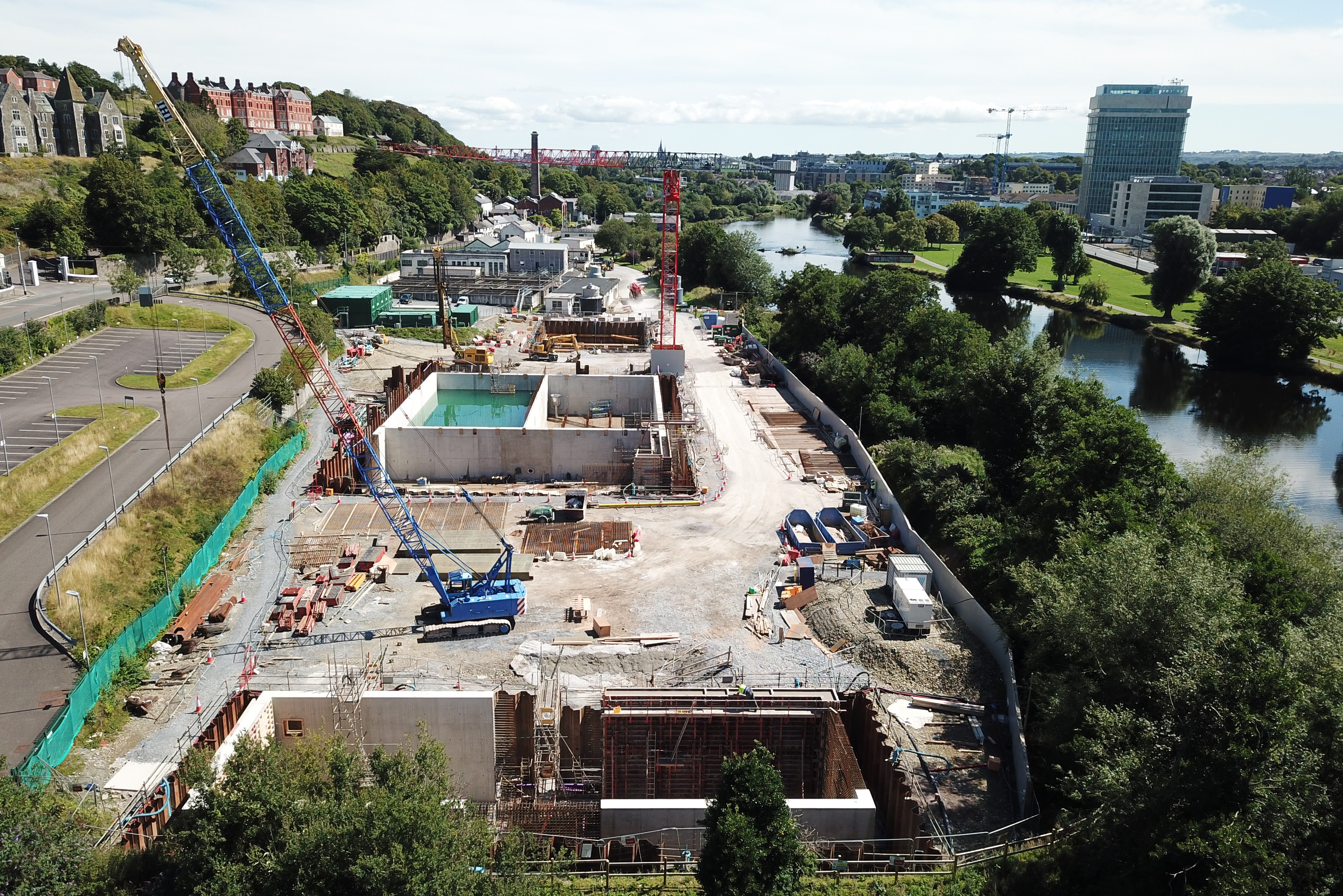 Excavation support for Irish water treatment works upgrade Ground