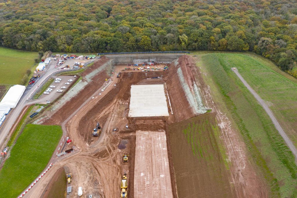 HS2 First look at Long Itchington Wood Tunnel north portal Ground