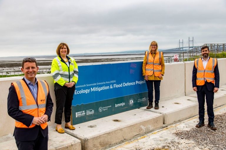 Major milestone met at £80M West of England flood defence project ...