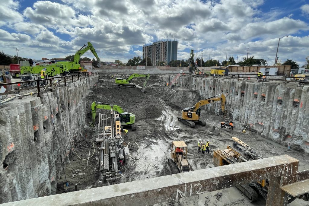 Scarborough Subway Extension shaft works continue Ground Engineering