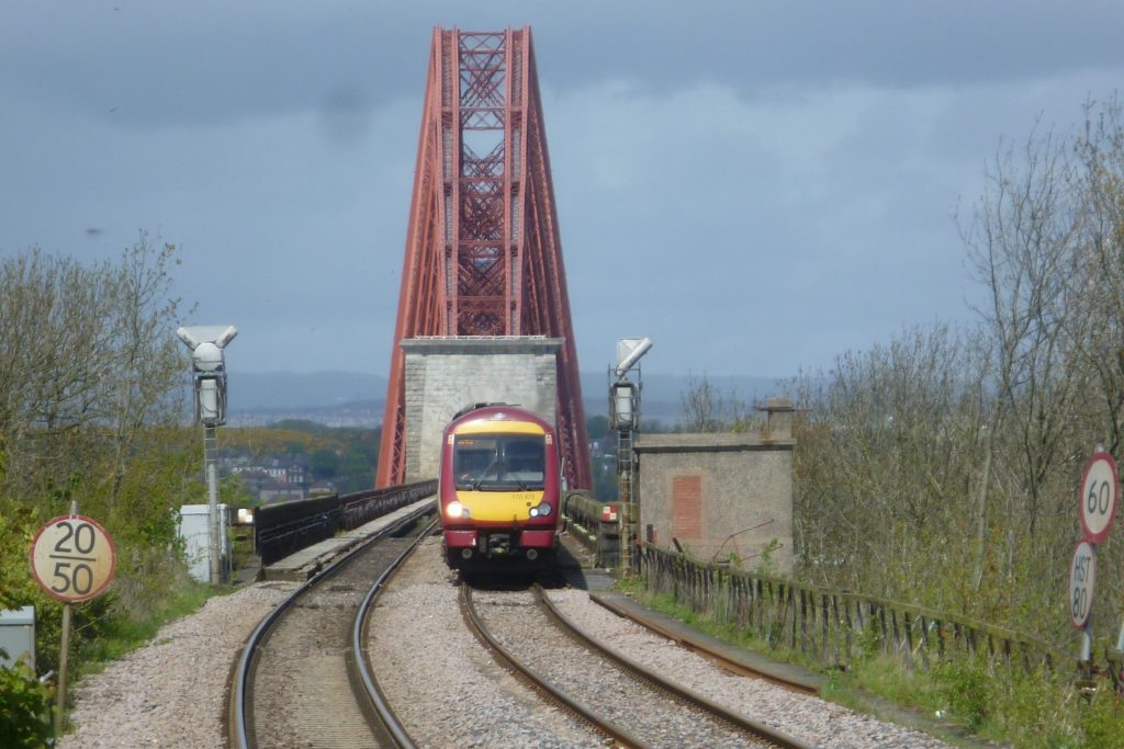 Piling works to support electrification of Fife railway line Ground