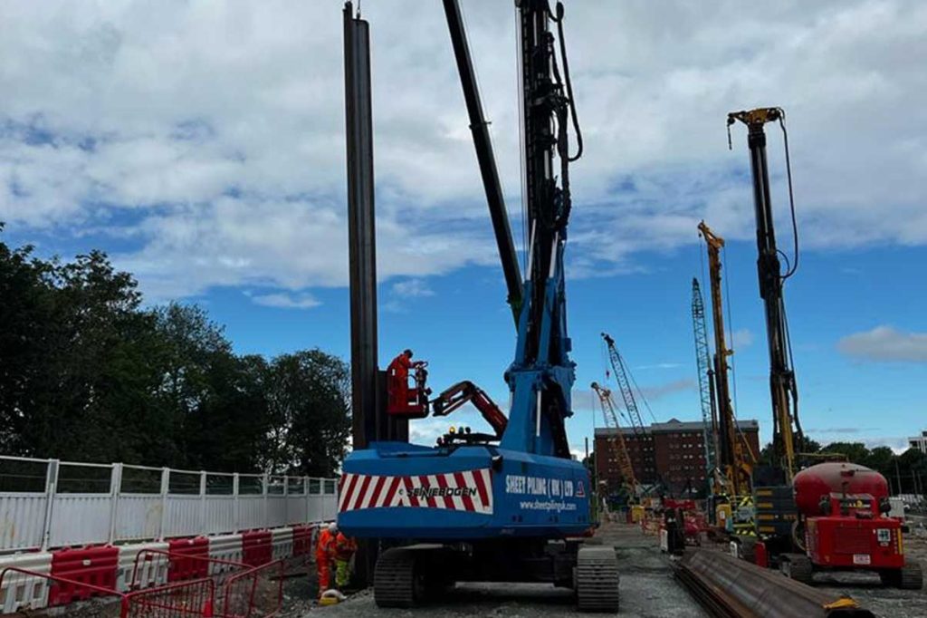 Sheet Piling completes latest job on A63 in Hull Ground Engineering