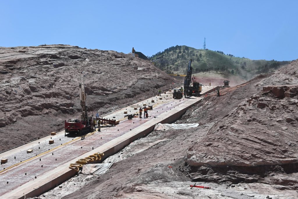 Grouting Colorado's record breaking dam rises from its foundations
