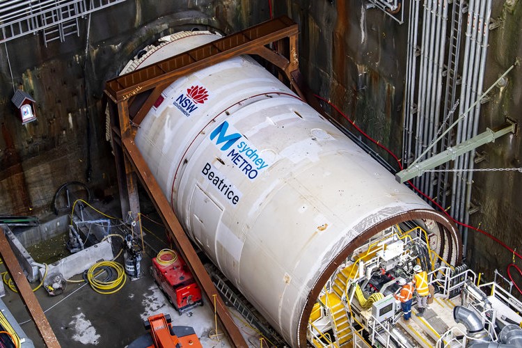 First tunnel borers launched on Sydney Metro West scheme Ground