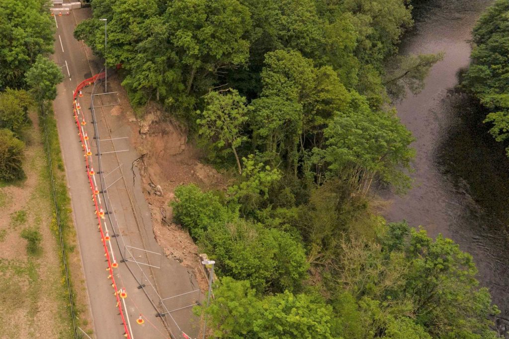 Jones Bros to carry out long awaited repairs to cracked Welsh road Ground Engineering