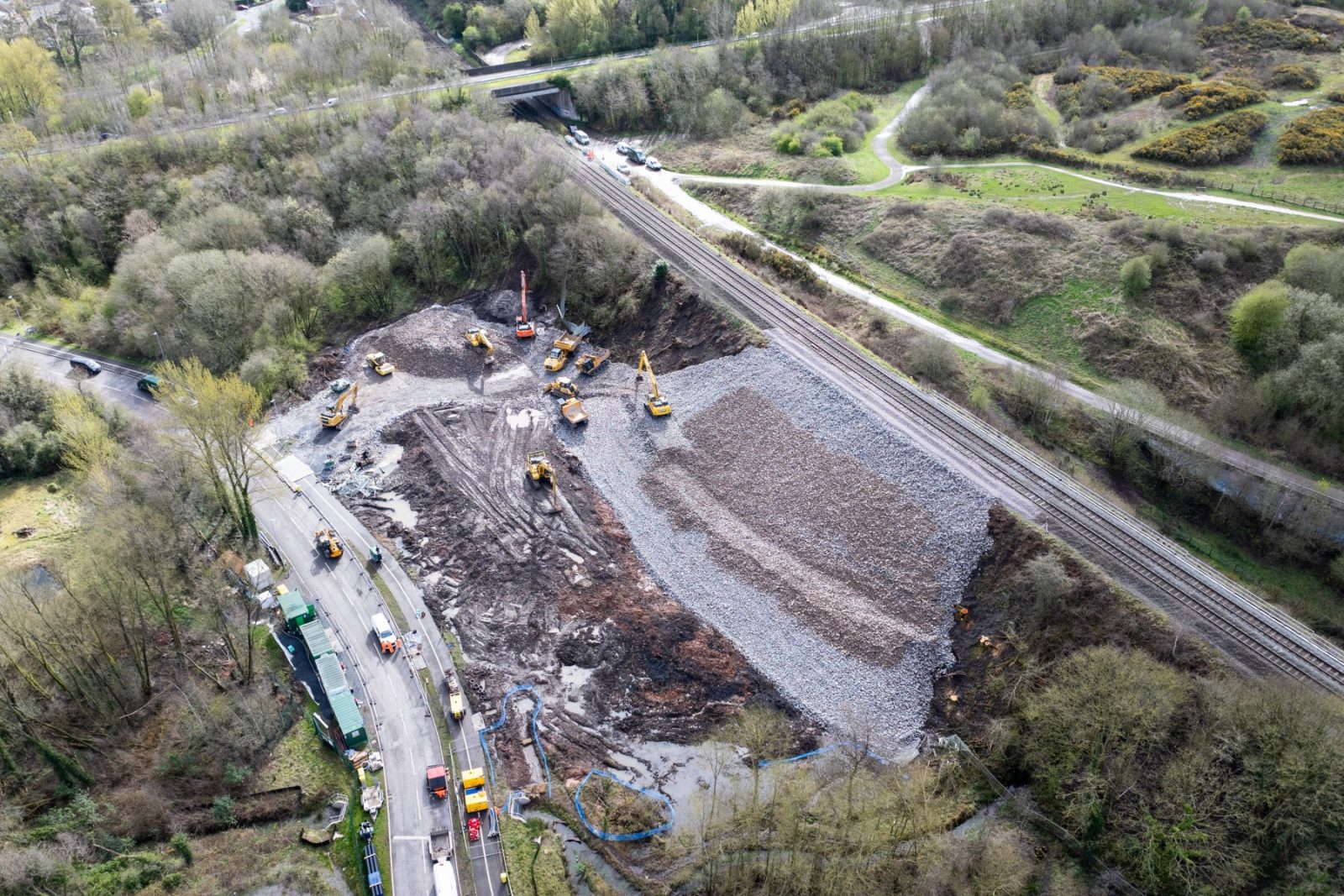 Stabilisation works finish on landslide-hit Shropshire railway ...