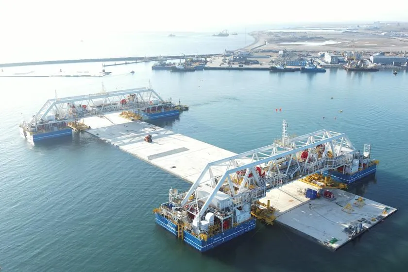 Construction of immersed tunnel linking Denmark and Germany gets step closer