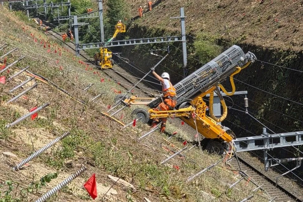 Rail resilience works underway near Chipping Sodbury tunnel