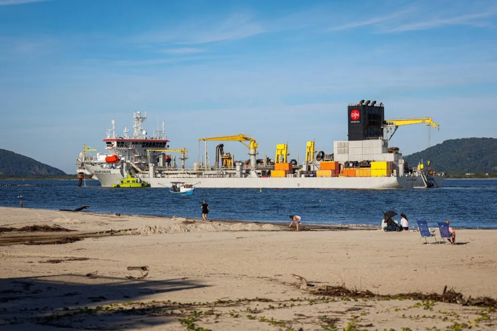 Jan De Nul completes largest beach strengthening in Brazil’s history