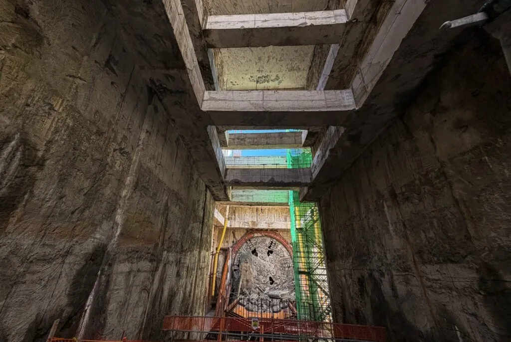 TBM arrives in Albrook, following revitalisation of Line 3 Construction in Panama