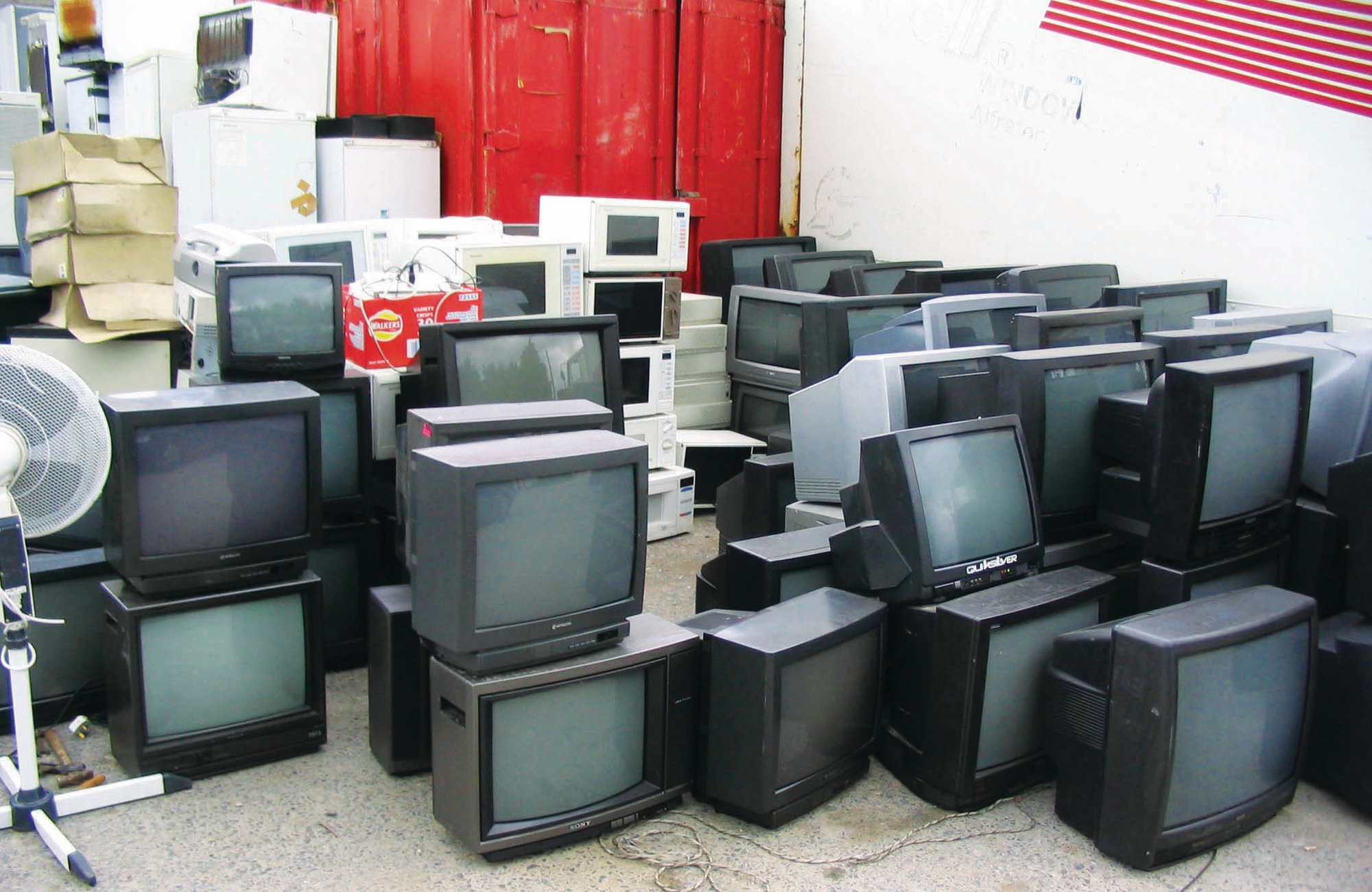 Huge spike in TVs being recycled MRW