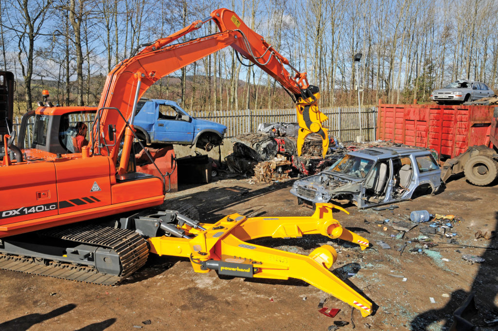 A closer look at the Powerhand VRS Vehicle Recycling System