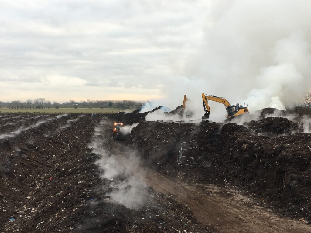 New year starts with two waste fires MRW