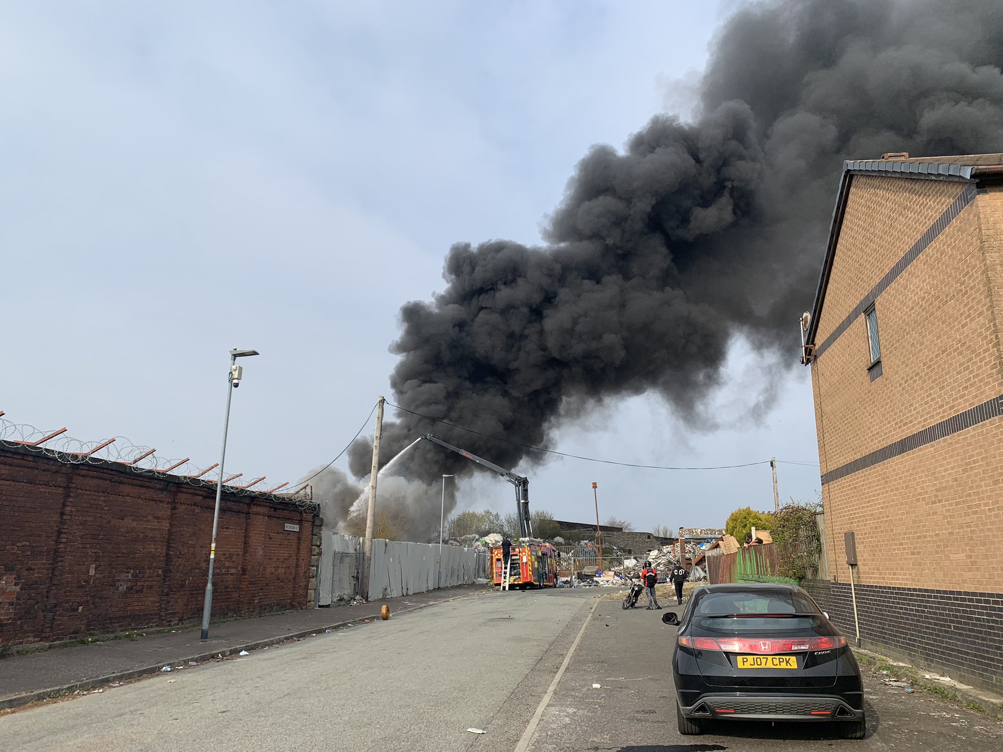 Services deal with waste fires in northern England MRW