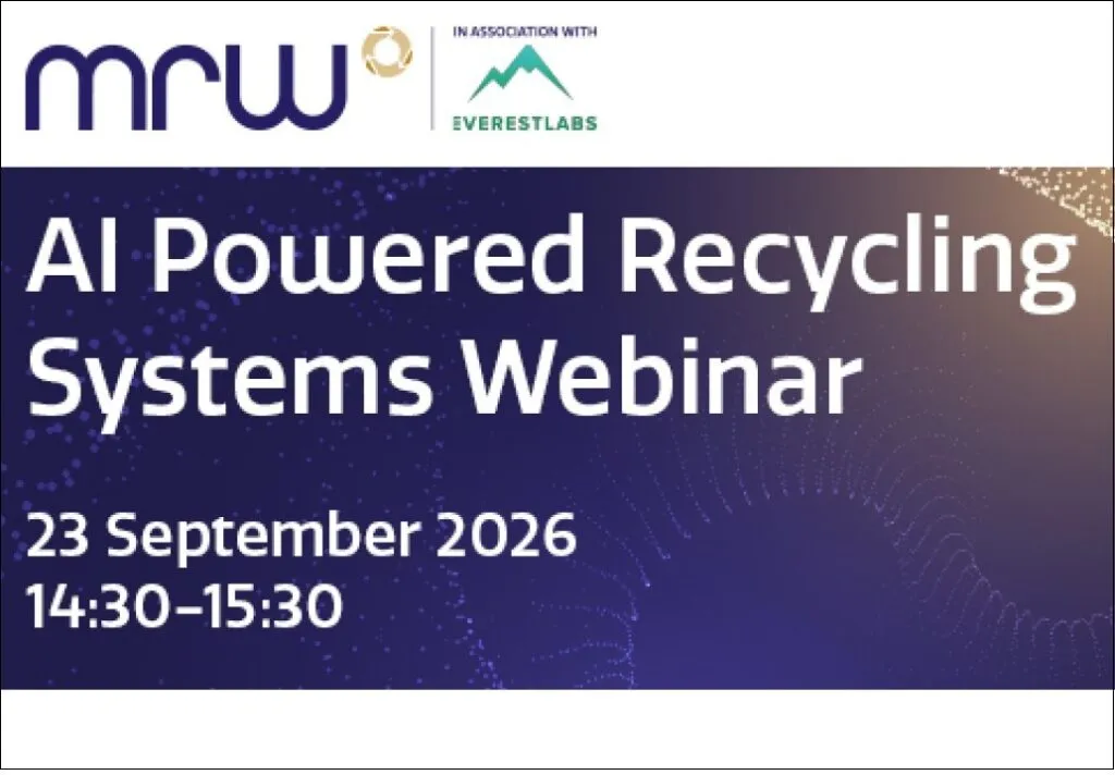 AI adoption in waste sorting to take centre stage at UK industry webinar