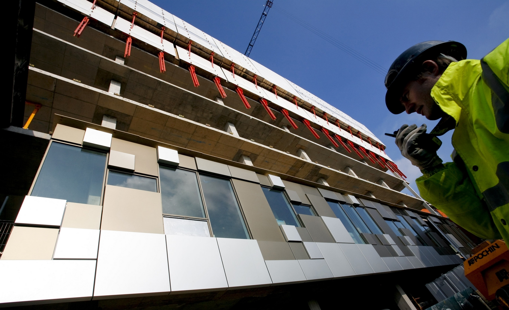 GALLERY: Cladding work starts on £100m Cube | Construction News