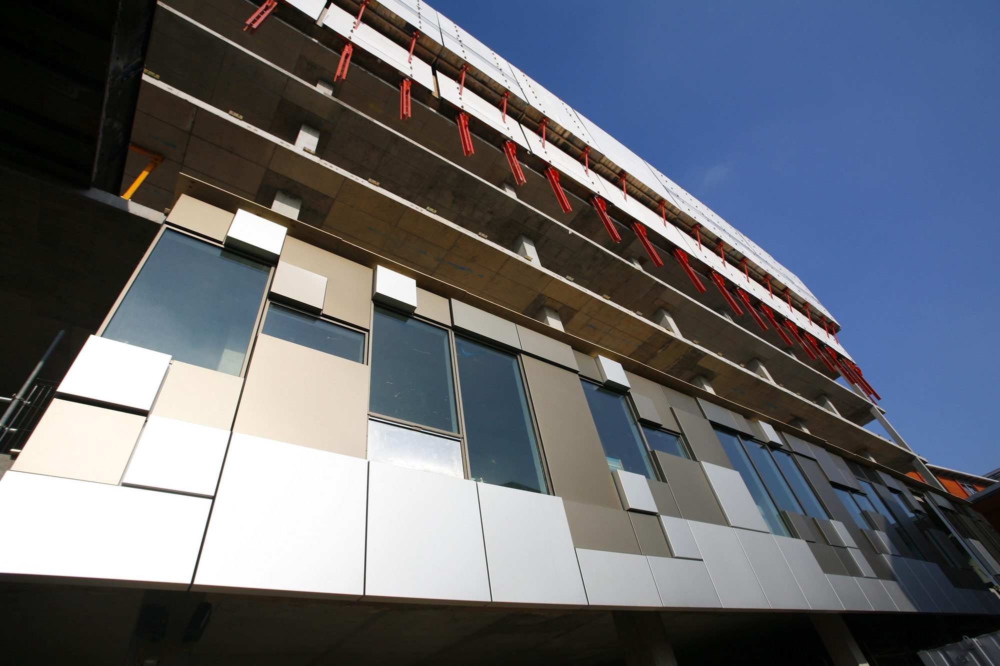 GALLERY: Cladding work starts on £100m Cube | Construction News