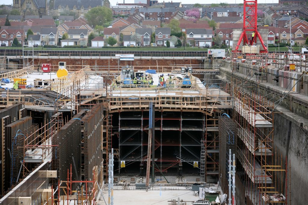 Portal piling at the Tyne crossing Construction News