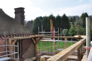 House building green deal construction site