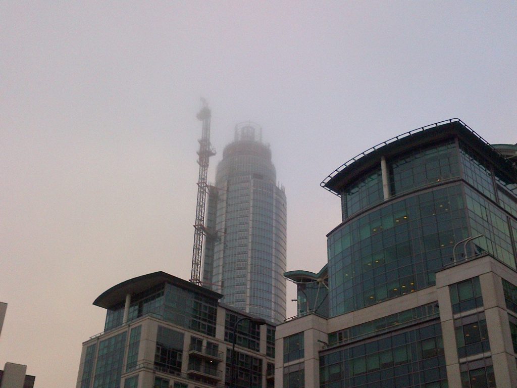 Helicopter Crashes Into Crane On Vauxhall Tower In South London