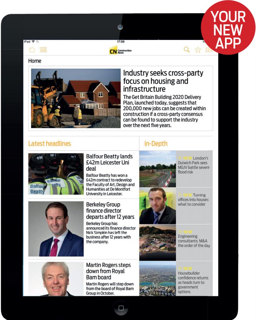 The Construction News app is here! Construction News