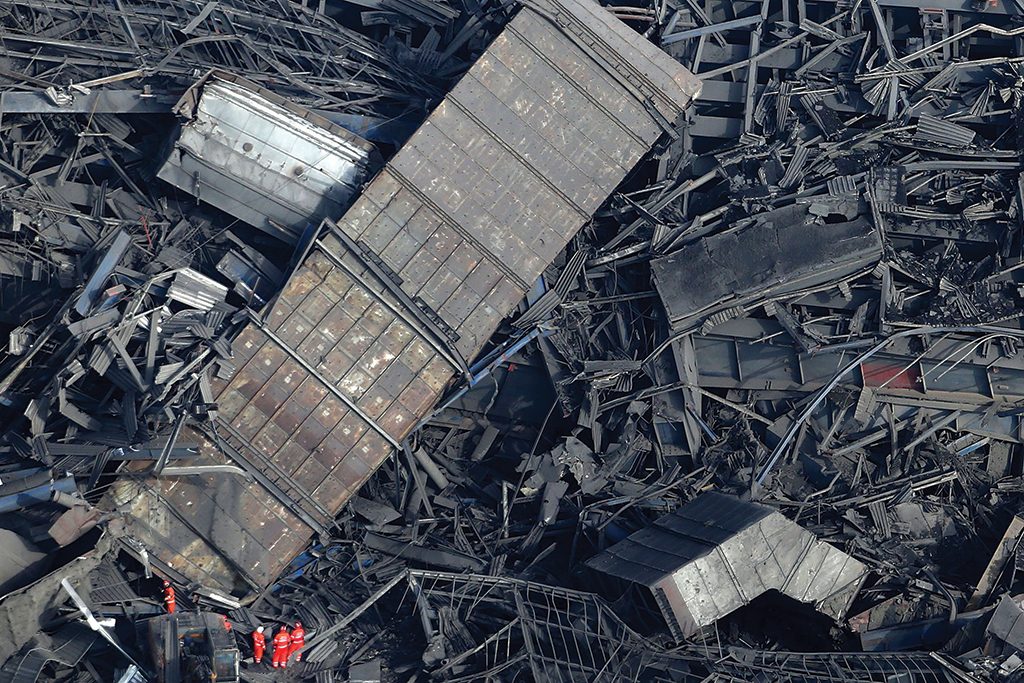 Didcot Power Station recovery operation resumes Construction News