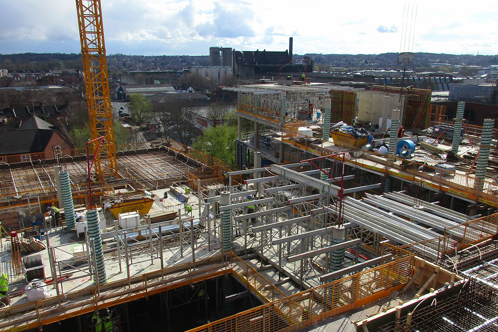 Galliford turns 12 offices into one in Northampton Construction News