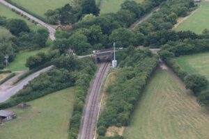East West Rail near Quainton on the Aylesbury Claydon Junction stretch