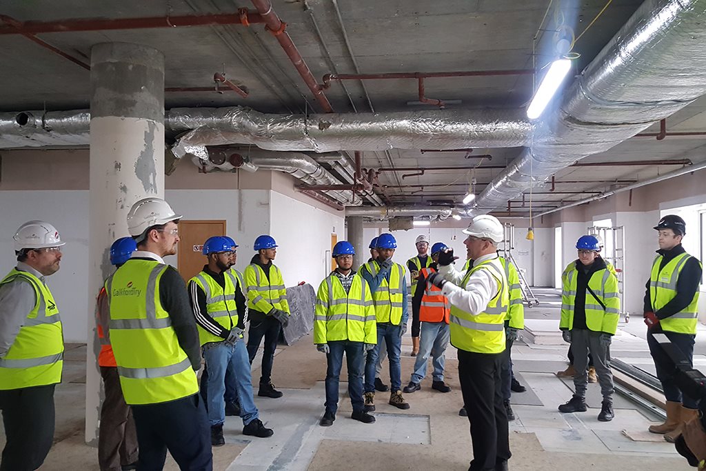 Getting wired at Galliford Try's Anchorage House Construction News