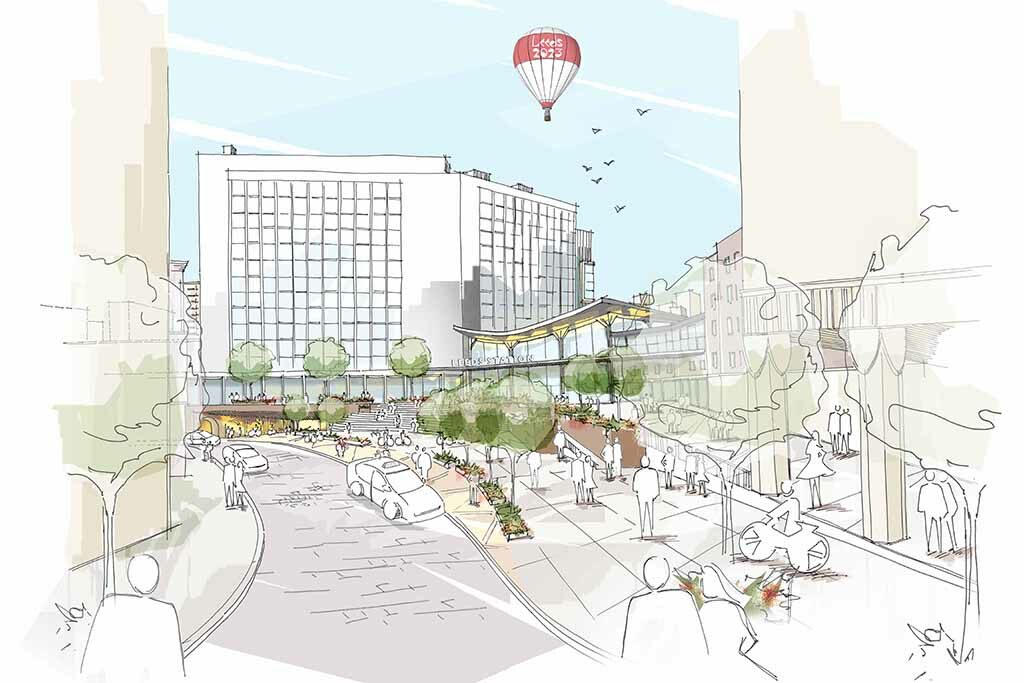In pictures £500m HS2 Leeds station masterplan revealed Construction
