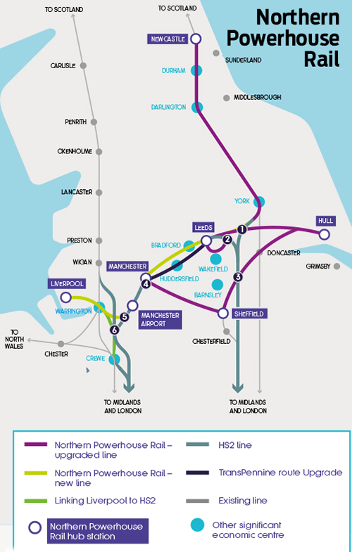 Northern Powerhouse Plans Urge 70bn For Infrastructure Construction News