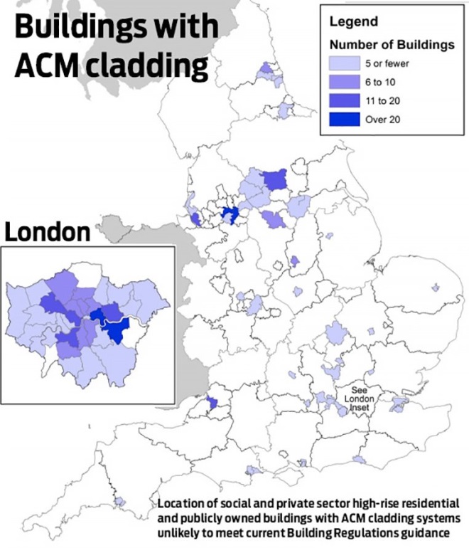 Cladding removal stalls on private sector towers | Construction News