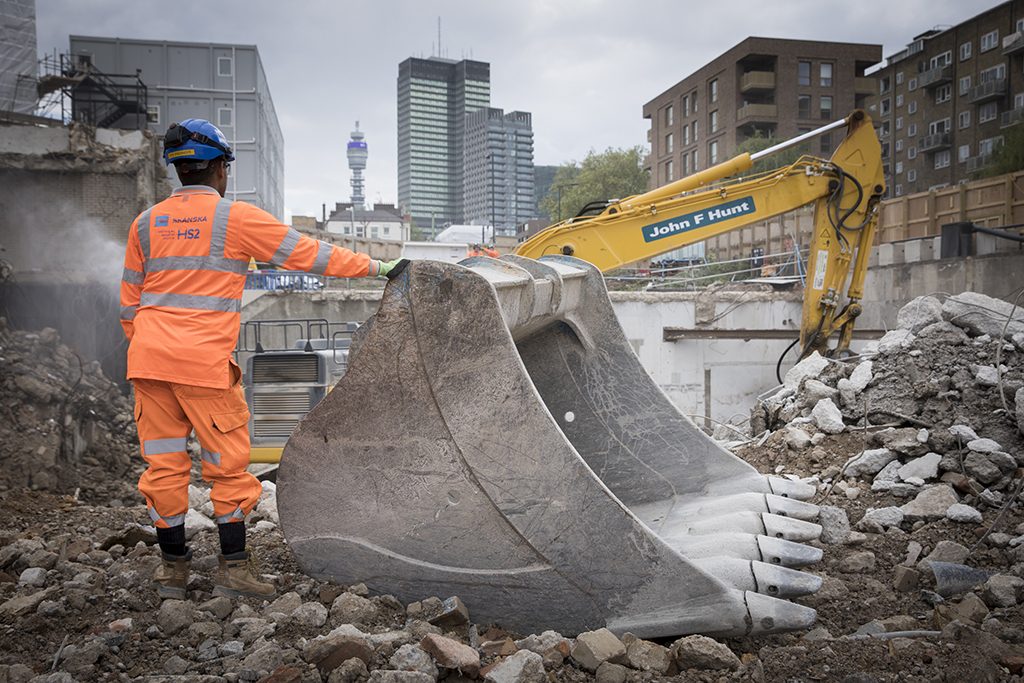 In pictures HS2 completes twothirds of London demolition work