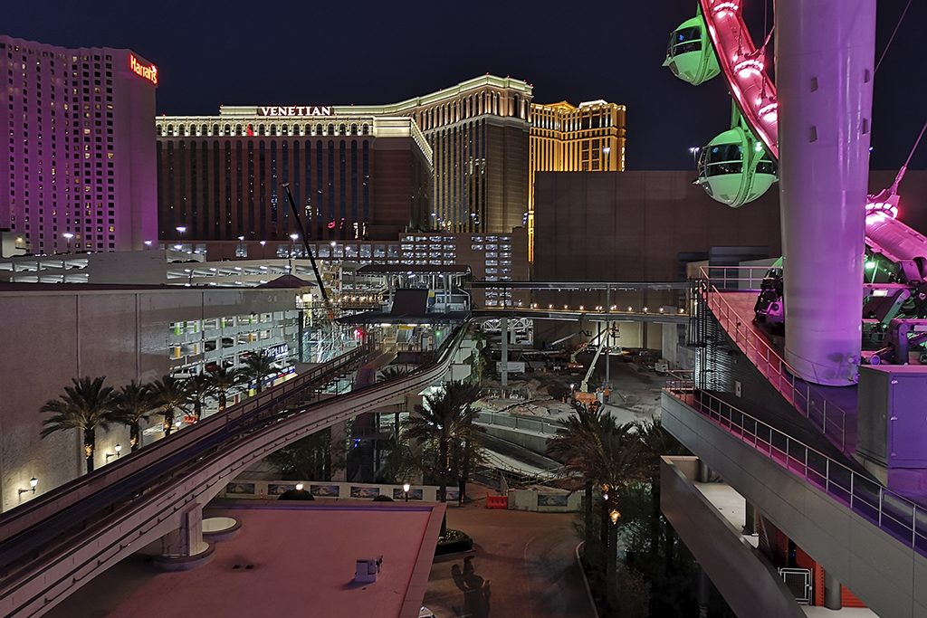 Building the world's largest pillarless ballrooms in the middle of the