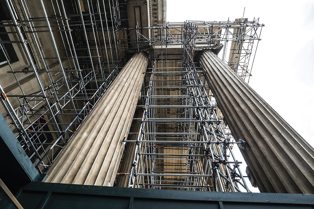 Working at height: a subtle scaffold for the British Museum - Latest ...