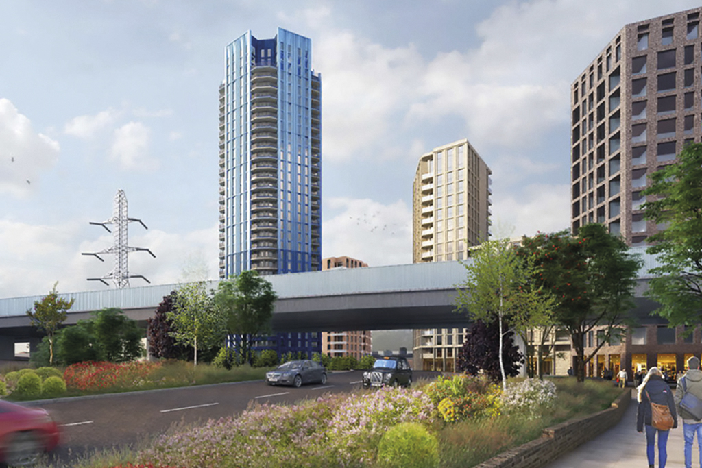 Planes, cranes and automobiles Sindall's Newham highrise