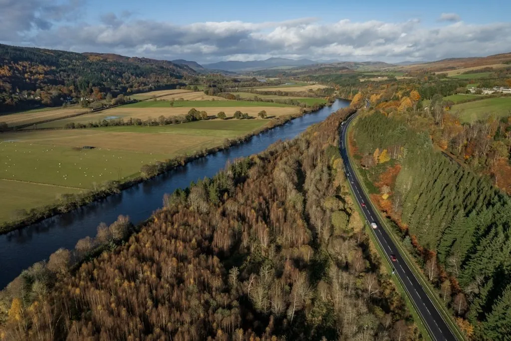 Image of A9 in Scotland