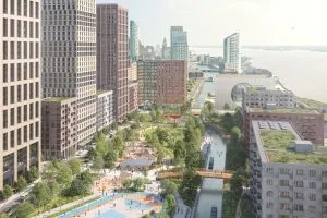 CGI of Central Docks, Liverpool