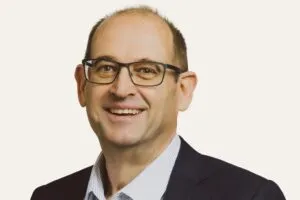 Headshot of Chris Keen, chief financial officer at M Group