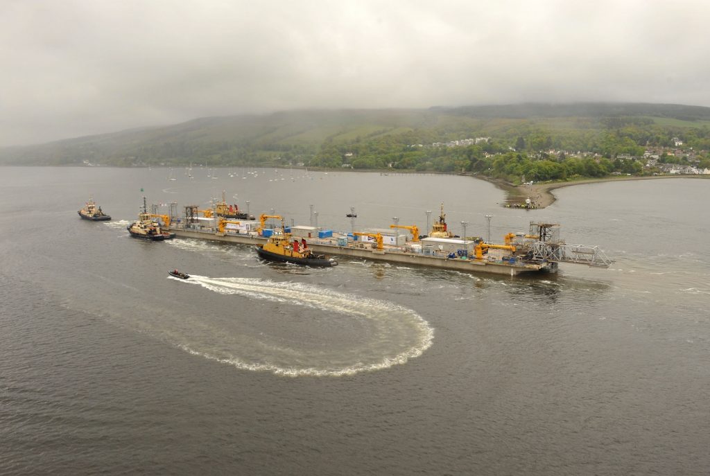 New jetty float test a success for Est and AMEC New Civil Engineer