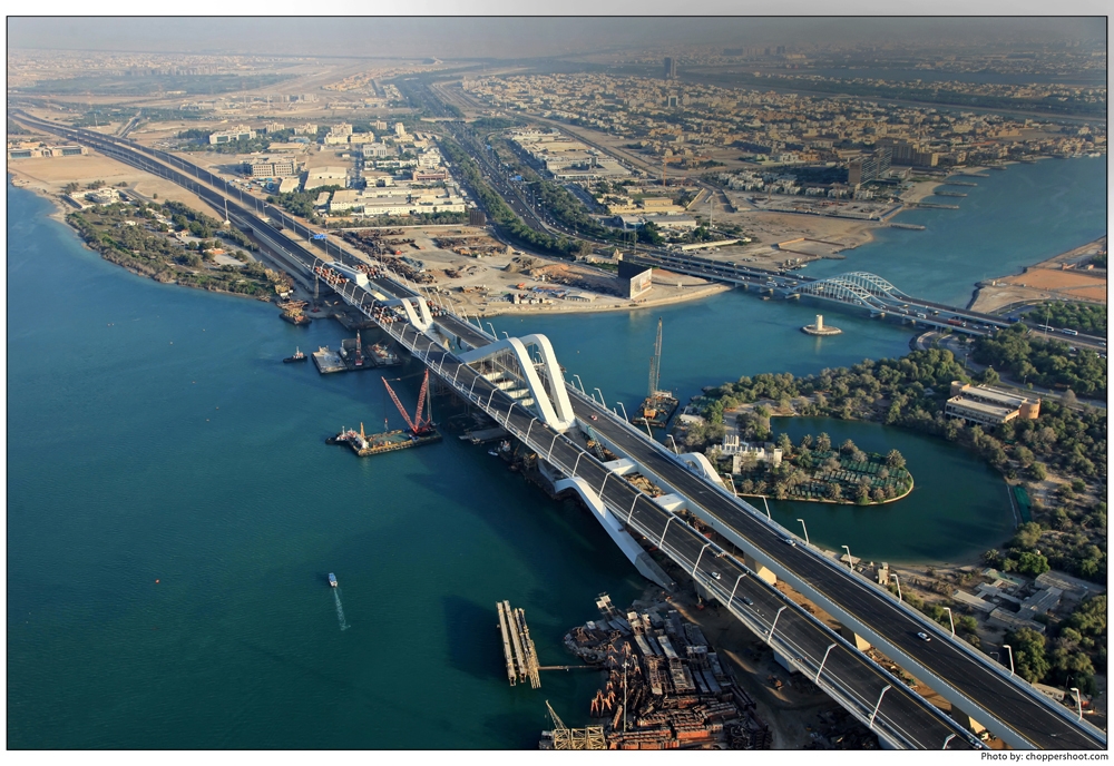 Sheikh Zayed Bridge Construction Sheikh Zayed Bridge Construction