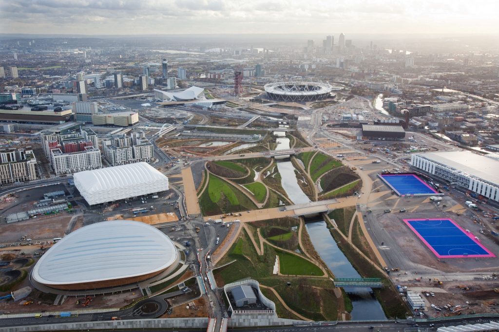 New Olympics aerial shots hint at final look of Park New Civil Engineer