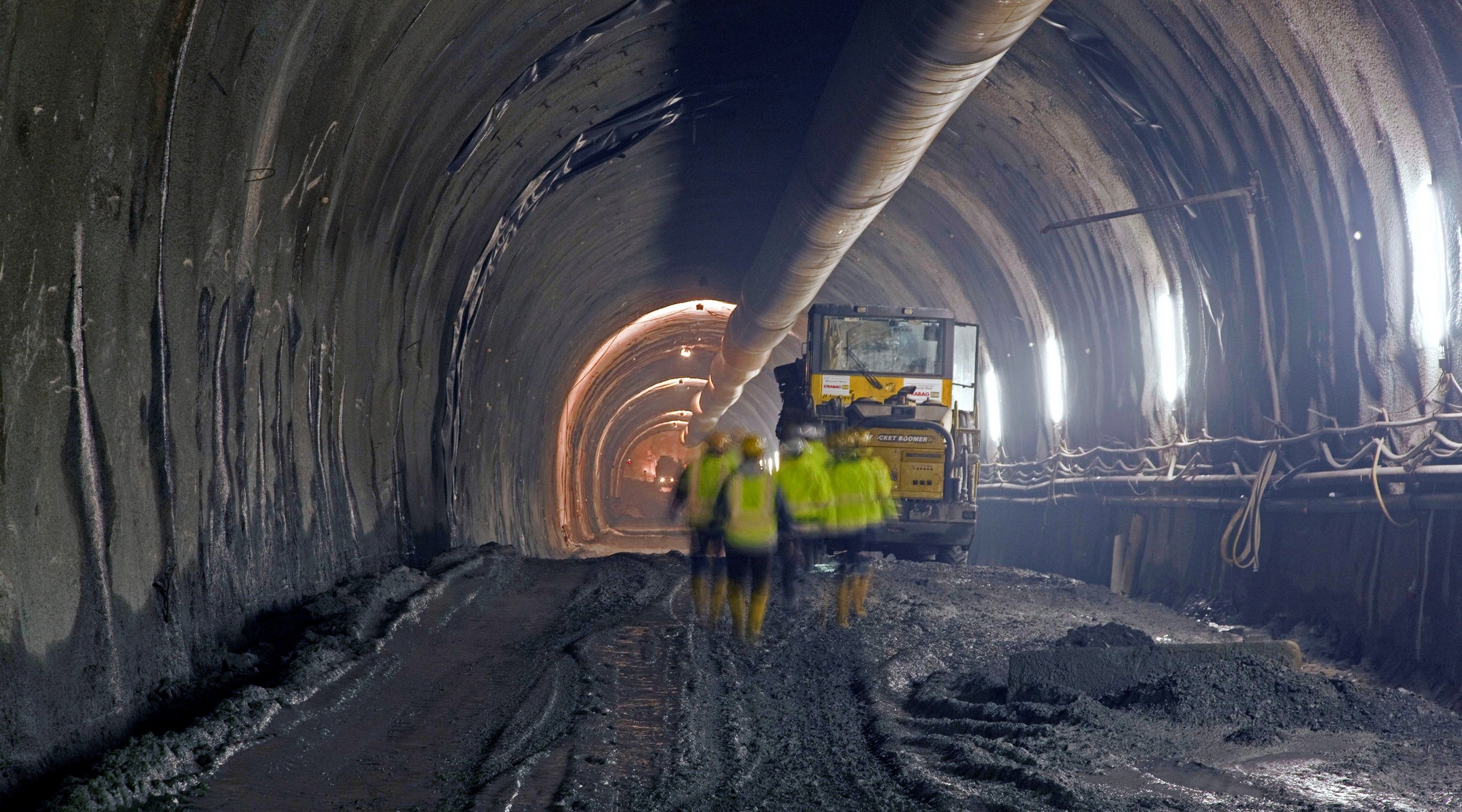 Alpine drive Building the world's longest railway tunnel between