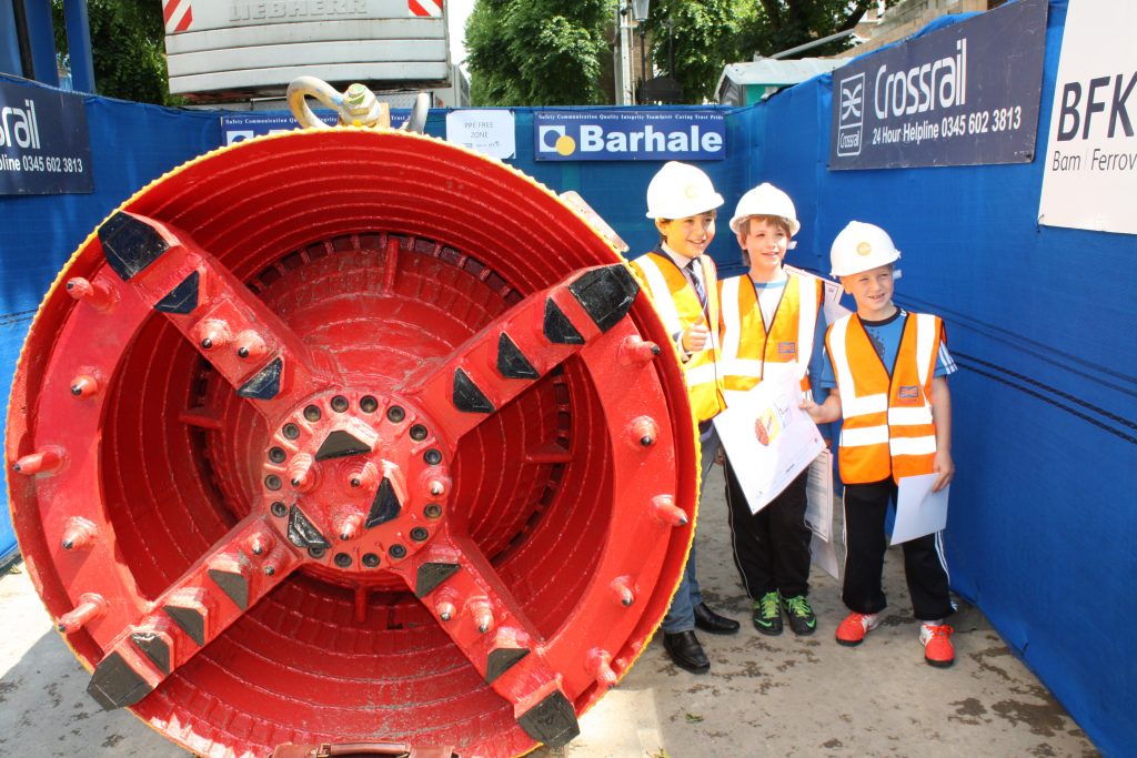 Crossrail's smallest tunnelling machine launched New Civil Engineer
