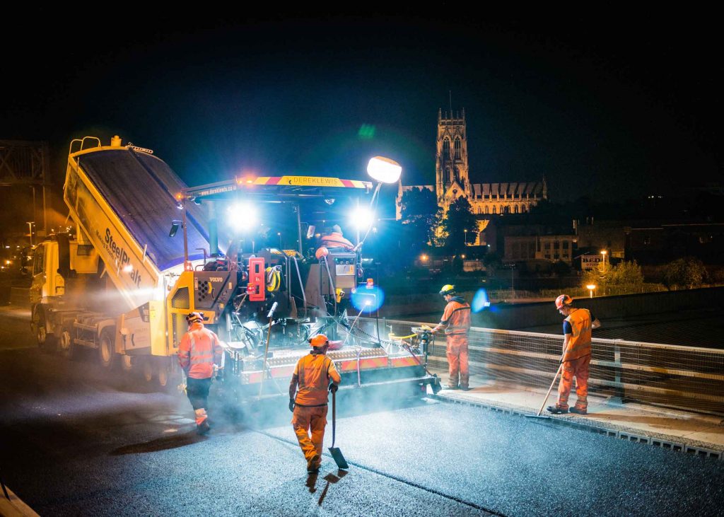 Resurfacing Doncaster S St George S Bridge New Civil Engineer