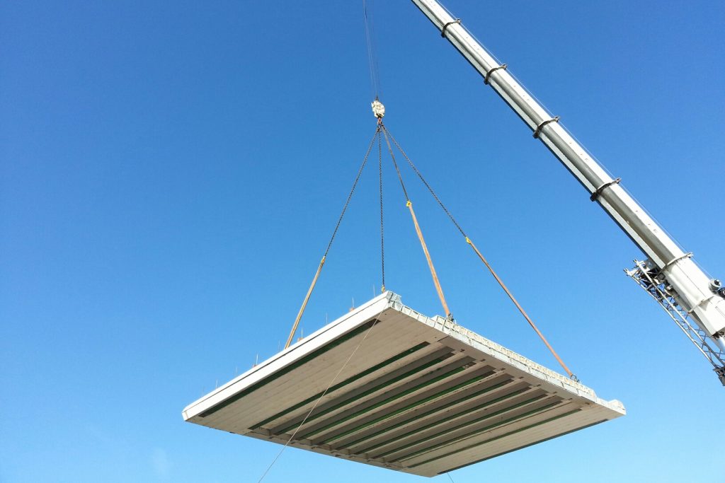 Video Timelapse footage of FRP Church Lane Bridge construction New