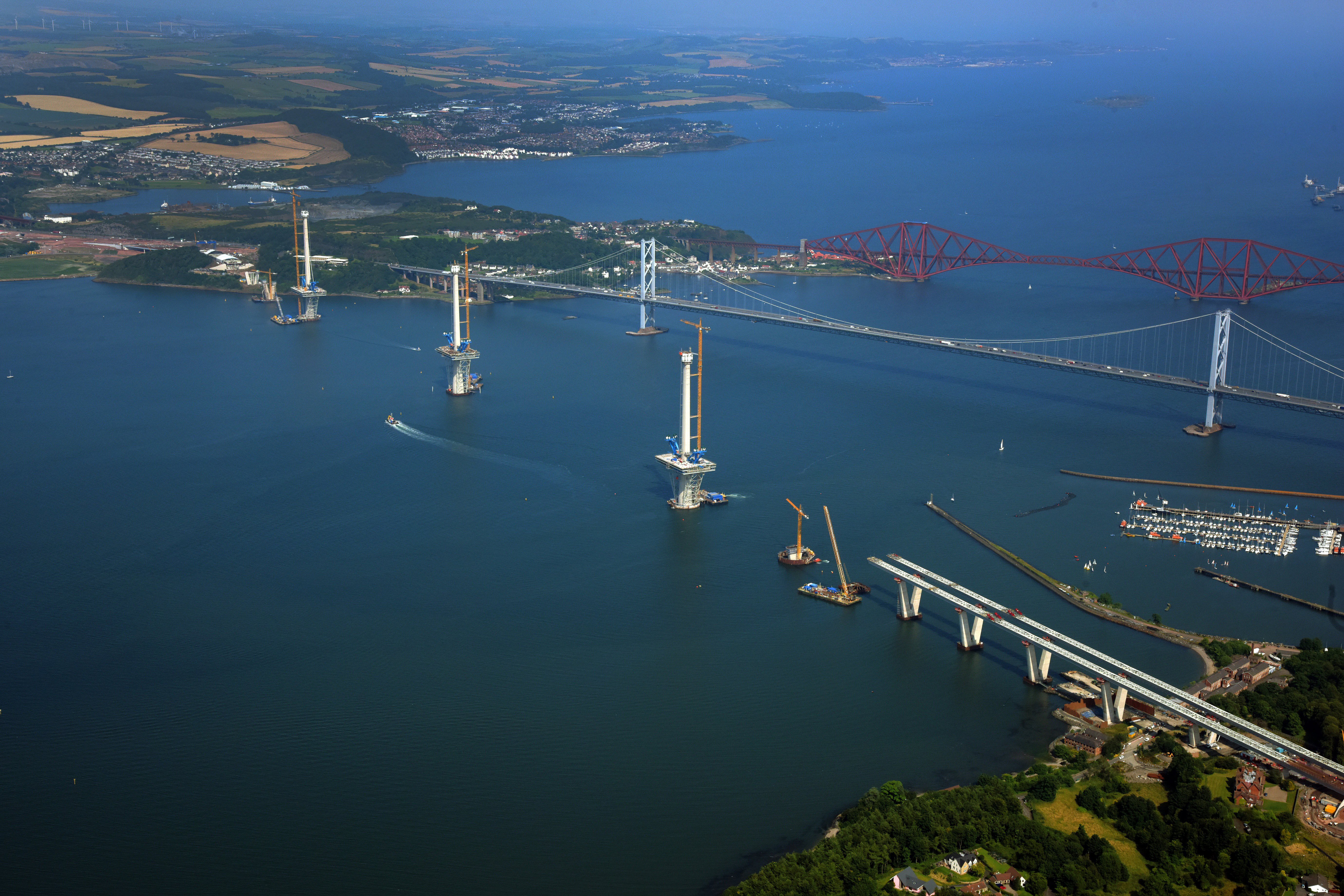 Queensferry Crossing breaks world record New Civil Engineer