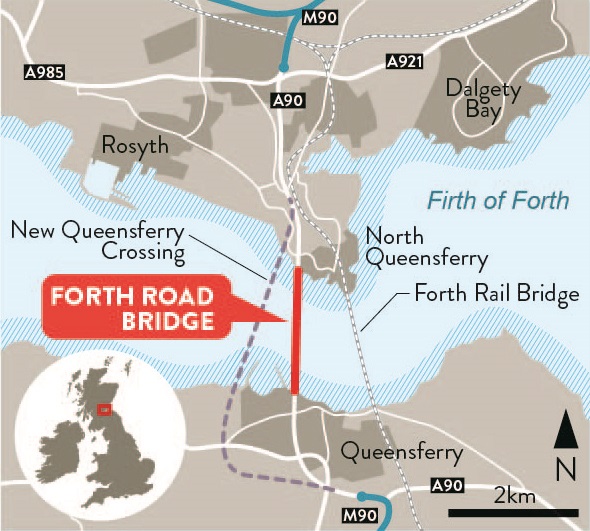 Smart Infrastructure Forth Road Bridge New Civil Engineer